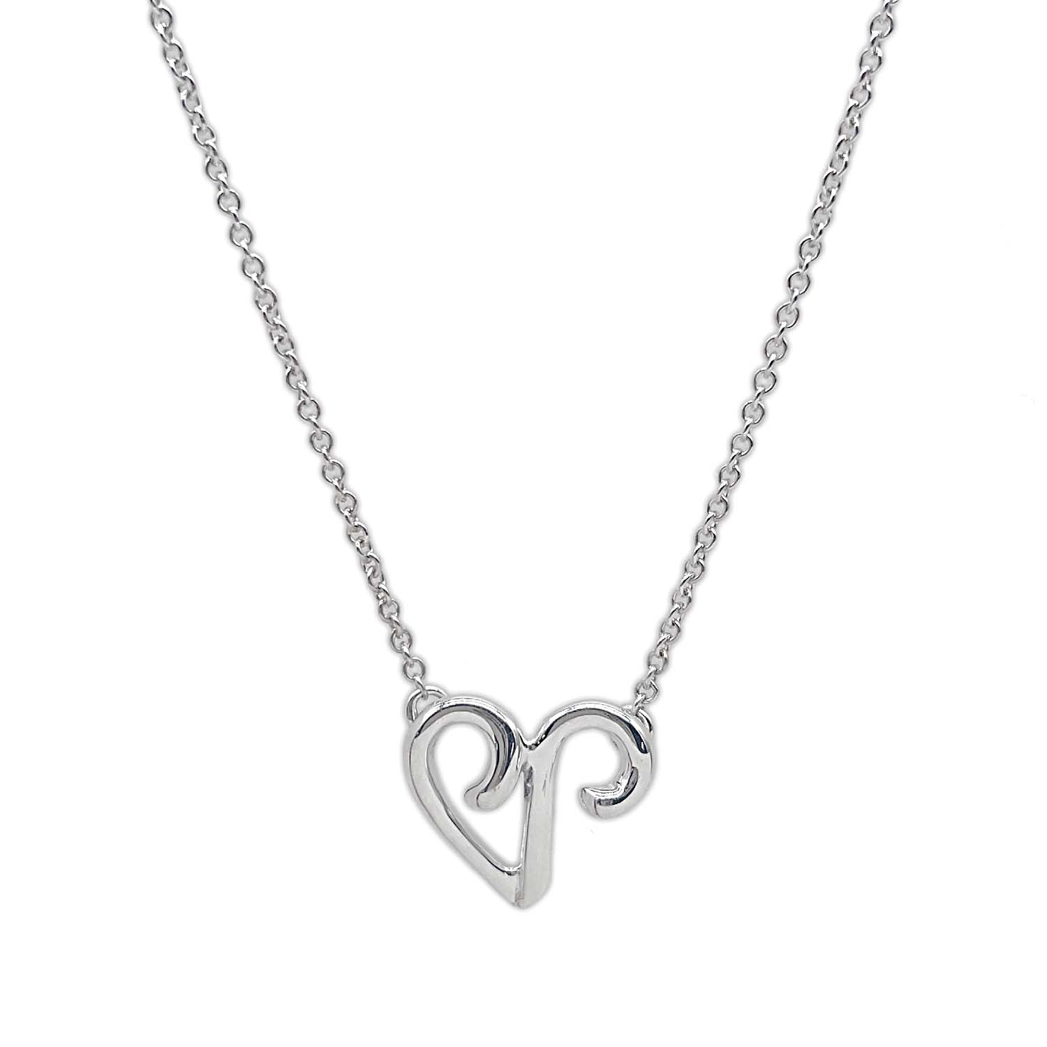 Tiffany&Co. ティファニー  星座 ゾディアック ネックレス 山羊座  Capricorn ペンダント SV925 新品仕上済 KA-014