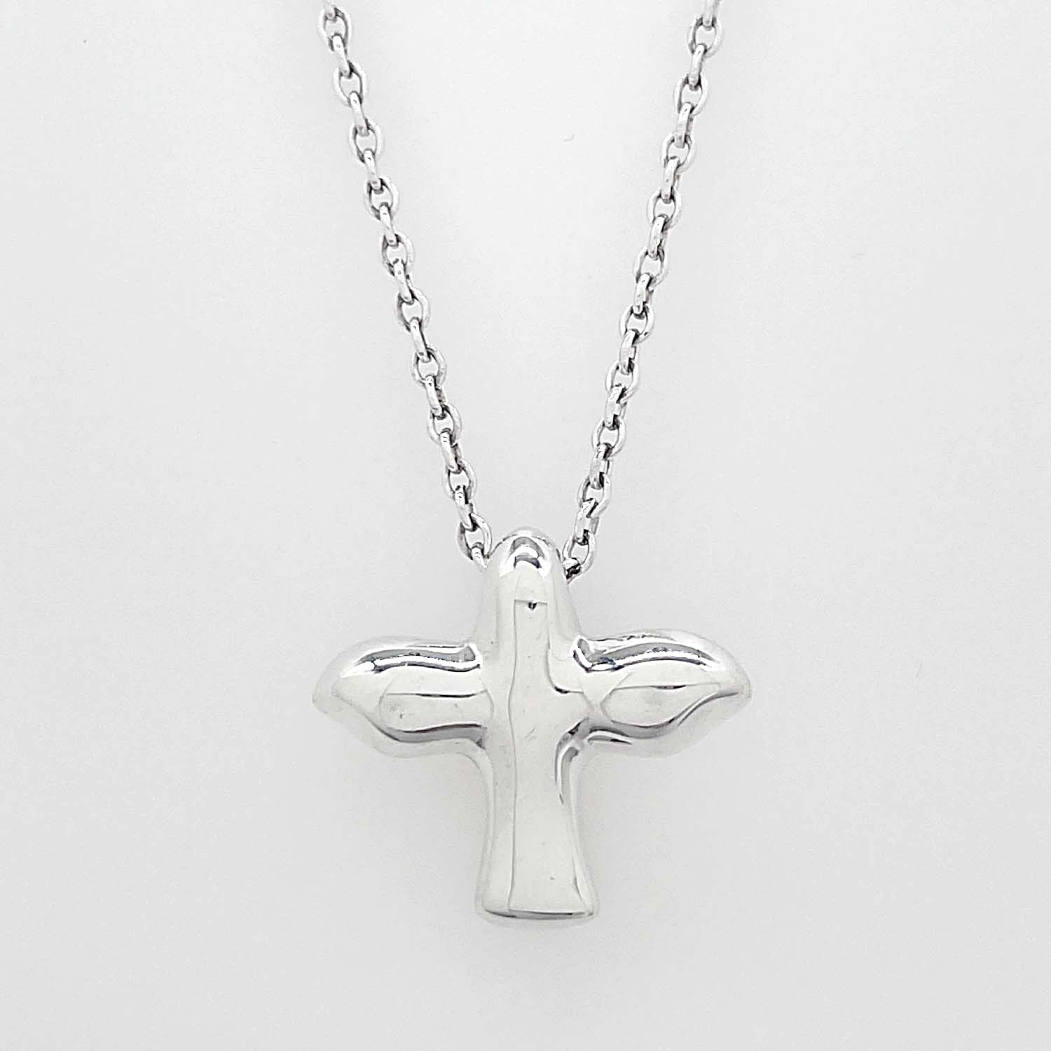 Tiffany&Co. ティファニー バードクロス ネックレス ペンダント エルサペレッティ 鳥 SV925 新品仕上済 KA-014