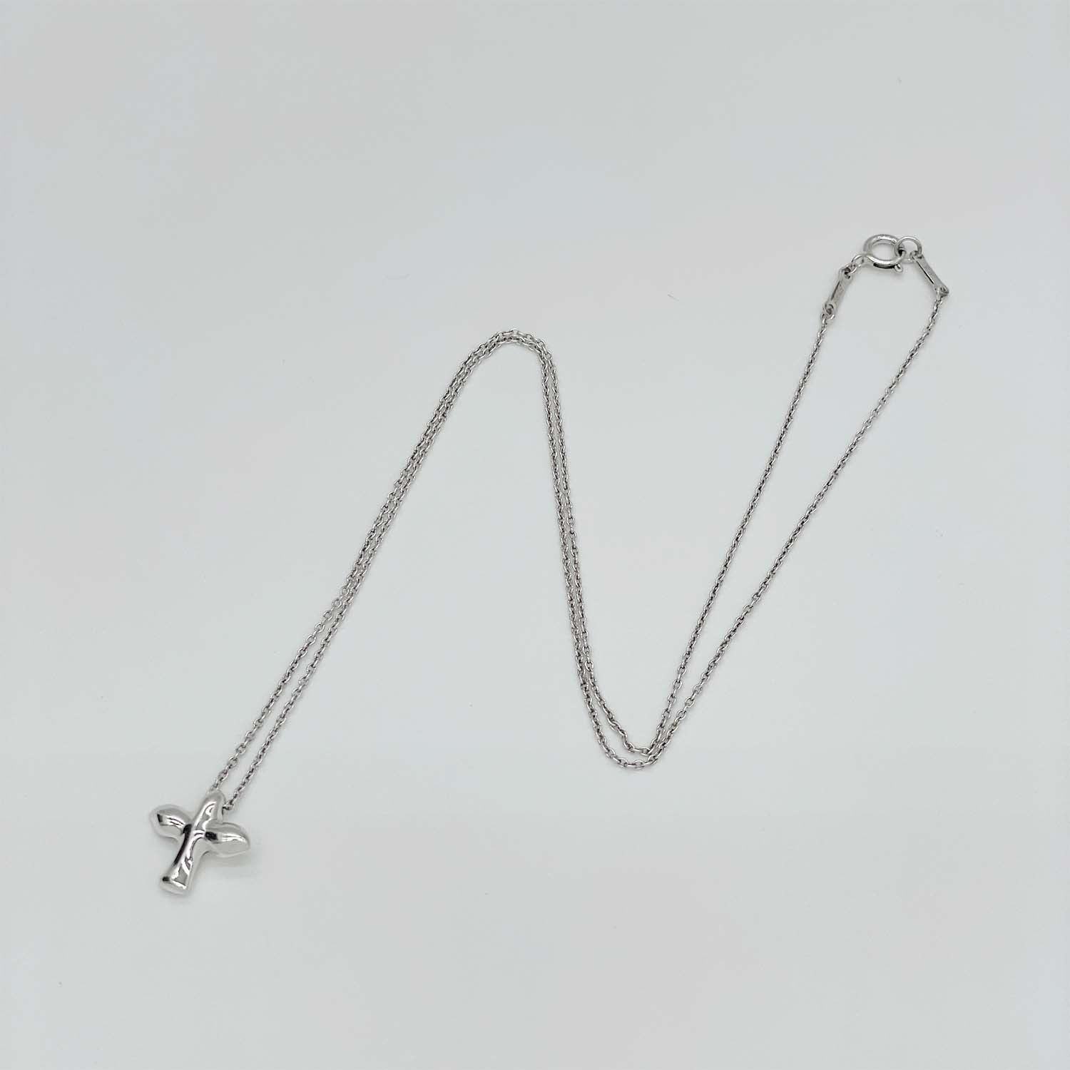 Tiffany&Co. ティファニー バードクロス ネックレス ペンダント エルサペレッティ 鳥 SV925 新品仕上済 KA-014