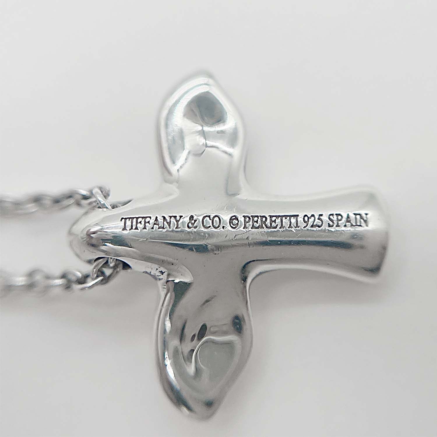 Tiffany&Co. ティファニー バードクロス ネックレス ペンダント エルサペレッティ 鳥 SV925 新品仕上済 KA-014